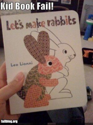 Unfortunate bunny placement
