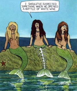 Mermaids Beware
Some dates enjoy sushi
