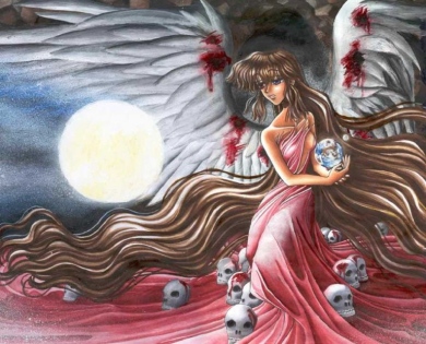 She's got the whole world in her hands
Well, what's left of it
